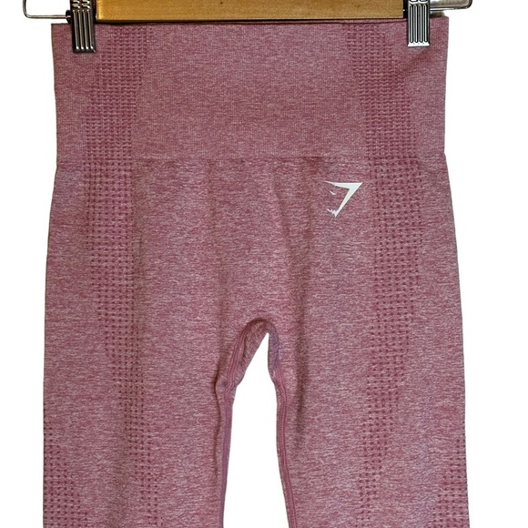 NWT Gymshark Vital Seamless Leggings - Dusky Pink Marl - Size Small - Picture 2 of 8